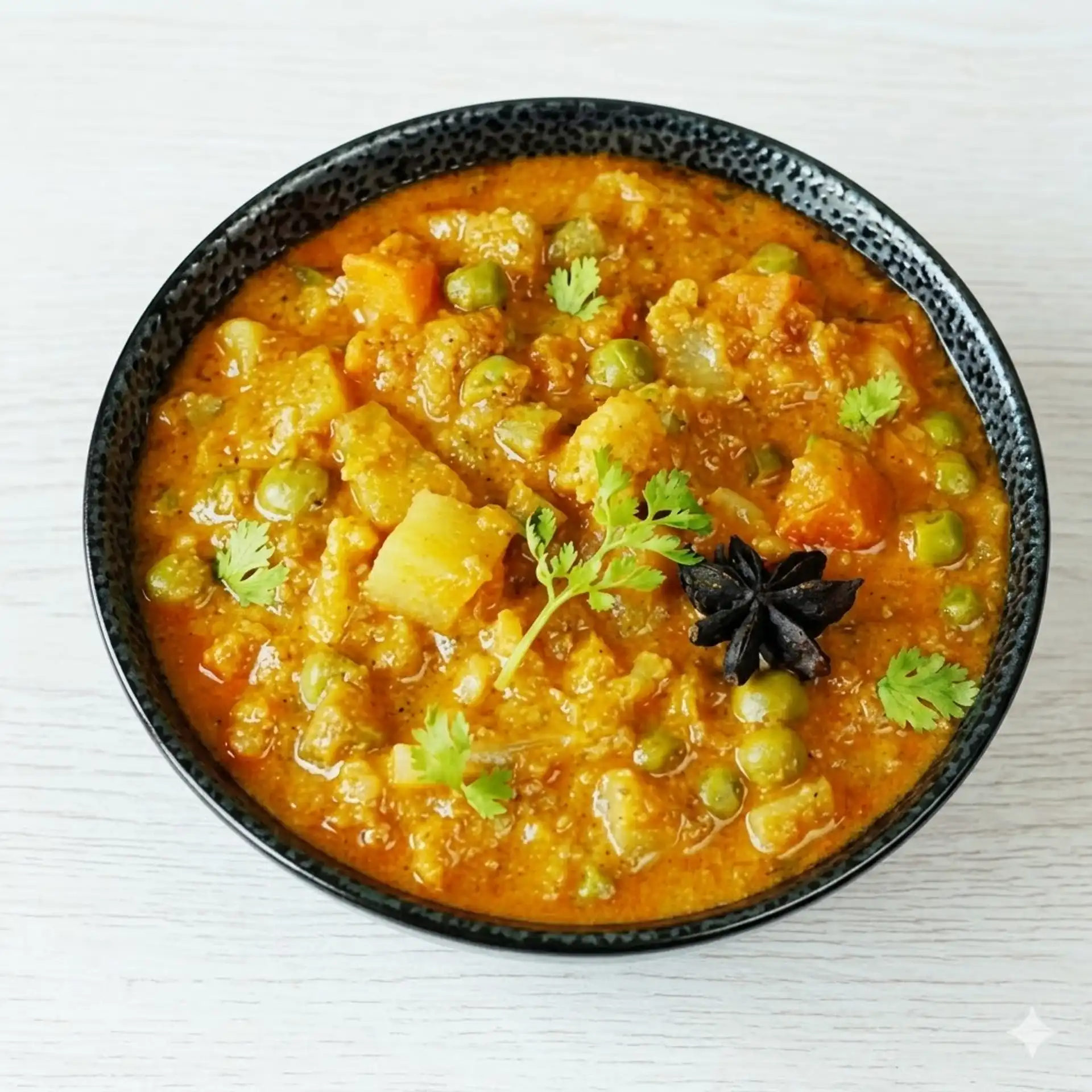 Butter veggie, mixed vegetables in a creamy butter tomato gravy at Dawat India Restaurant in Regina