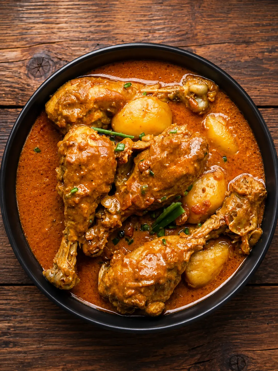 Indian chicken curry in a spiced onion and tomato gravy at Dawat India Restaurant in Regina, SK